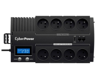 CYBERPOWER BR1200ELCD 720W/USB/AVR, 8 GNIAZD -4xUPS,4xLISTWA - 543069 - zdjęcie 2